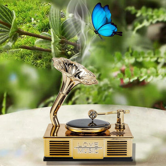 Car Vintage Phonograph Record Player Long Lasting Fragrance